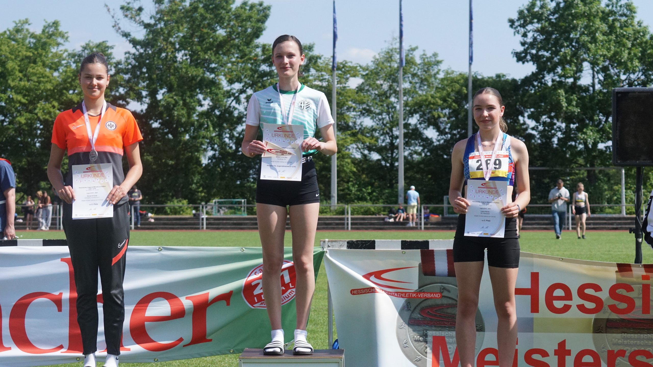 Hessenmeisterin über 300m – Greta Lucia Ritz vom Hünfelder SV