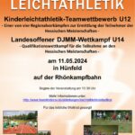 Vorschau: Zwei Qualifikations-Wettkämpfe für Hessische Meisterschaften am 11.05.2024 in Hünfeld auf der Rhönkampfbahn