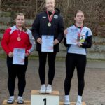 Hessische Meisterschaften im Winterwurf – GOLD für Lena Dehler und BRONZE für Edda Bischof im Diskuswurf, Lena mit Normweite für Deutsche