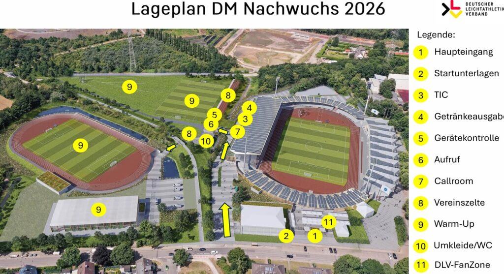 Hünfelder Leichtathletik-Talente reisen zu den Deutschen Meisterschaften der U23 / U18 nach Bochum-Wattenscheid
