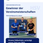 Tischtennis-Vereinsmeisterschaften Herren 2026